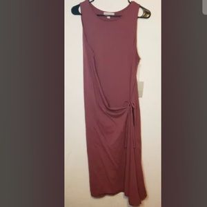 Burgundy Crush Comfy Asymmetrical Tank Dress